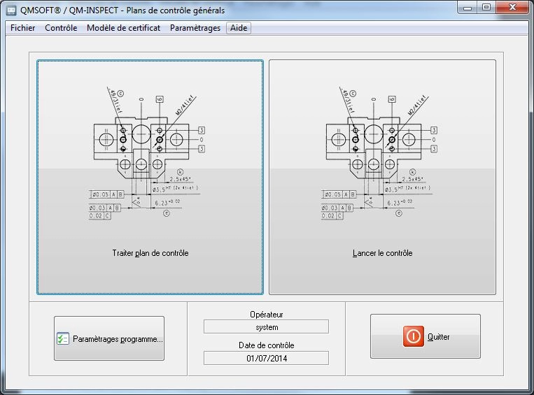 Module QM-INSPECT Jauges non Standards