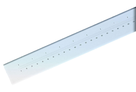 Règle en verre pour Imprimerie - Instruments BLET