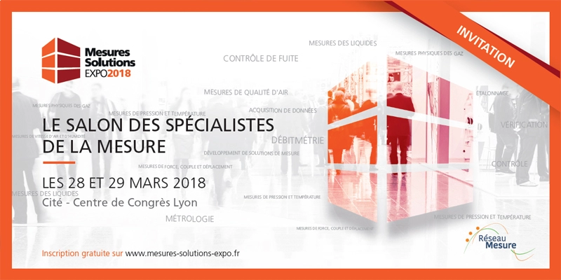 Invitation Mesures Solutions EXPO 2018