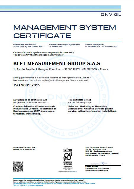 BLET Measurement Group