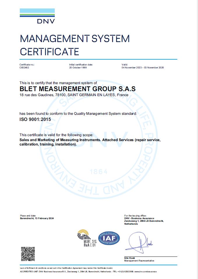 BLET Measurement Group
