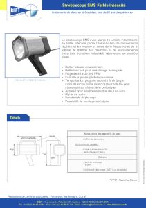 BLET - STROBOSCOPE SMS FAIBLE INTENSITE