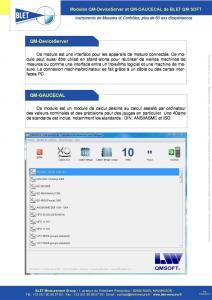 Logiciel QM-DeviceServer d'Interfaage - BLET