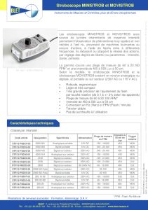 BLET - STROBOSCOPE MINISTROB ET MOVISTROB