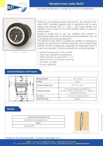 BLET - COMPTEUR HORAIRE A VIBRATIONS BLET (GBR)