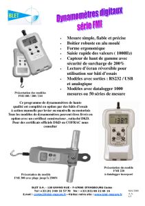 FMI Dynamomtres Digitaux ALLURIS