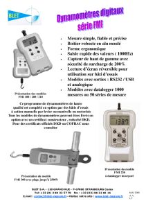 FMI Dynamomtres Digitaux ALLURIS