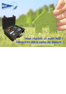 Valide d'instruments d'audit nergtique RGE