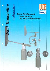 ANEMOMETRE FAMILLE CLASSIC THIES - BLET
