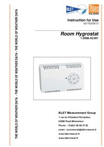 HYGROSTAT DE SALLE THIES - BLET