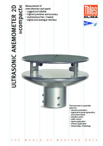 ANEMOMETRE US COMPACT THIES prospectus - BLET