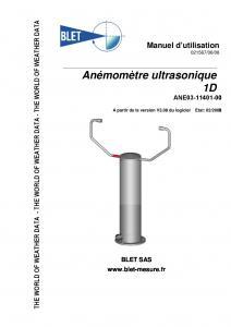 Anmomtre ANE03 pour tunnel - BLET