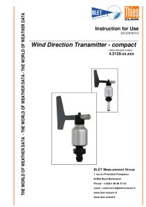 GIROUETTE COMPACT ANALOGIQUE THIES - BLET