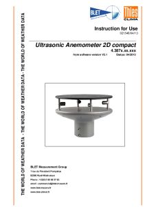 BLET - ANENOMETRE US COMPACT THIES