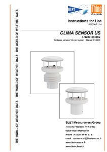 Thies Clima Sensor Station Mto Ultrasonique - BLET