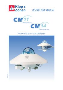 Pyranomtre CMP 11 THIES - BLET