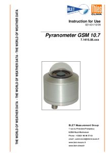 Anmomtre Ultrasonique 2D Compact THIES - BLET