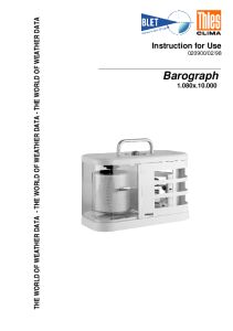 BAROGRAPHE STANDARD THIES - BLET