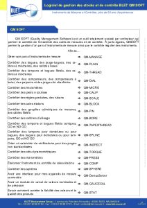 QM SOFT PRESENTATION MODULES - BLET