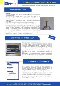 Contrle et talonnage ANE03-11401-00