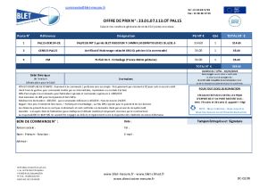 DEVIS PAL15-DI301N
