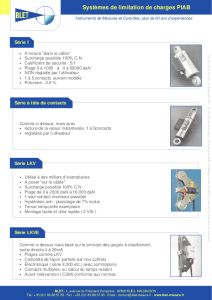 Blet - Systme de Limitation de Charges Piab