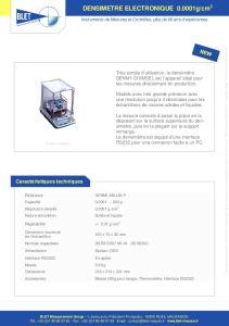 Densimtre lectronique DENM1-DIXMSEL BLET