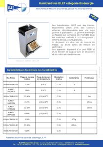 Humidimtres pour bois et matriaux de bionergie