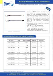 Dynamomtres Pesons PESOLA Medio