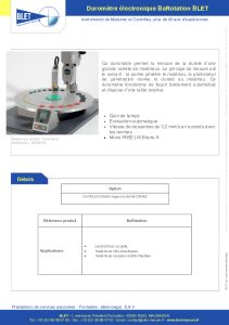 DUROMETRE DIGITAL BAROTATION BAREISS