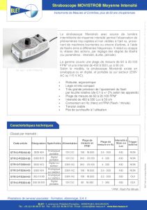 Stroboscope MOVISTROB Moyenne Intensit