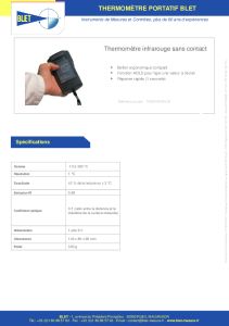 Thermomtre infrarouge sans contact