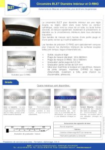 Circomtre Mesure Diamtre Intrieur et O-RING