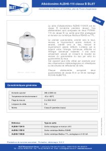 ALBEDOMETRE BLET ALBH0-115
