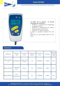 Mesureur de revtement Surfix Phynix - BLET