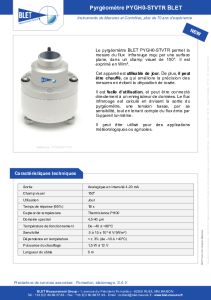 PYRGEOMETRE PYGH0-STVTR BLET