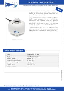 PYRANOMETRE PYRH0-0SRN BLET