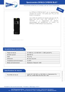 Spectromtre portable SPRU2-C1PBF00 BLET