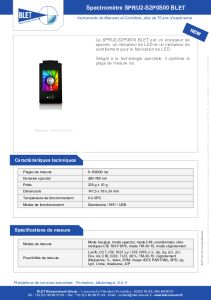 Spectromtre SPRU2-S2P0S00 BLET