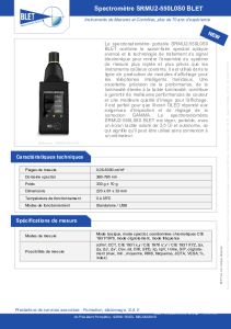 Spectroradiomtre SRMU2-550L0S0 BLET