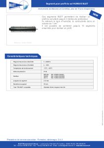 Segment de mesure d'humidit pour sol BLET