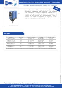 AGITATEURS A HELICES TEMPERATURE ET COMMANDE A DISTANCE BLET