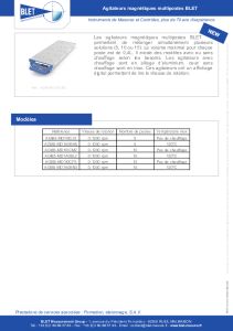 AGITATEURS MAGNETIQUES MULTIPOSTES BLET