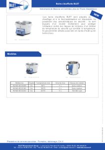 Bain Chauffant  Agitation Magntique - BLET