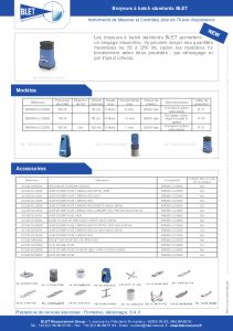 Broyeurs  batch standards BLET