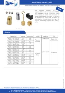 Masses talons classe M1 BLET