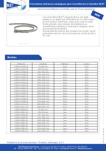 Circomtres  ruban analogiques BLET