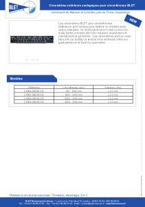 Circomtre de circonfrence extrieur BLET