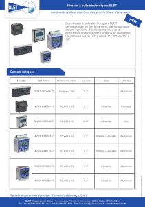 Niveaux  bulle lectroniques BLET