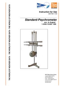 Psychromtre standard THIES - BLET